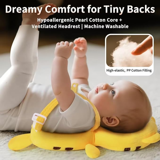 GINMOON Baby Head Protector Backpack,Lightweight and Breathable, Baby Walking Harness,Crawling Baby Essentials (Bunny)