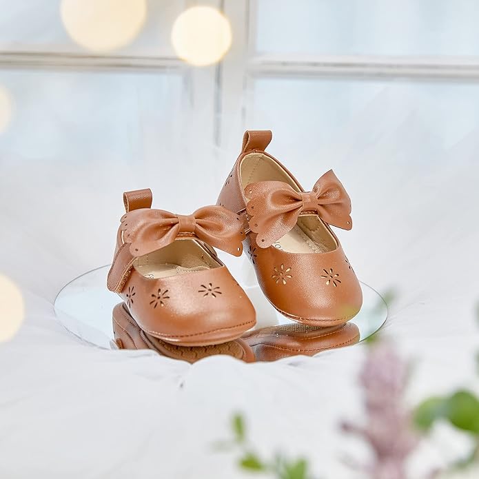 Soft Sole Baby Shoes - Infant Baby Walking Shoes Moccasins Rubber Sole Crib Shoes