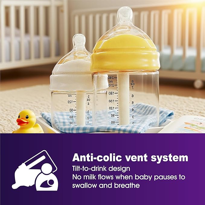 PPSU Pregnancy Water Bottle and Baby Bottle Set, Patented Leak-Proof Design, Postpartum Essentials, Great Gift for Moms and Babies, Silicone, Heat Resistant to 180°C/356°F (5 oz, 8 oz,16 oz)