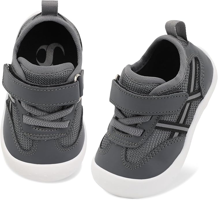 Scurtain Baby Shoes Boy Girl First Walking Shoe Infant Crib Breathable Sneakers Lightweight Barefoot Shoes for Babies