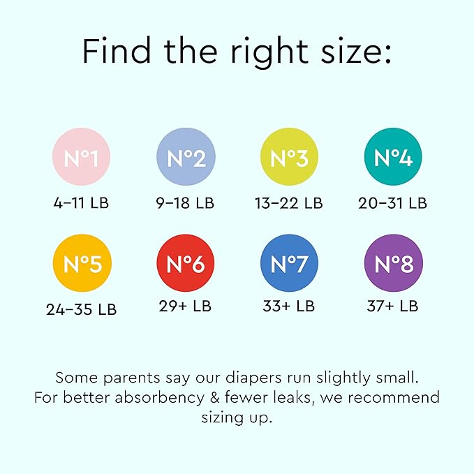 LILLYDOO Baby Diapers - Size 3 (13-22 lbs), Half-Monthly Supply (87 Count), Leak Protection, Skin-Friendly, Ultrasoft, Perfume- & Chlorine-Free, Hypoallergenic, Dermatologist Tested, Oeko-TEX®