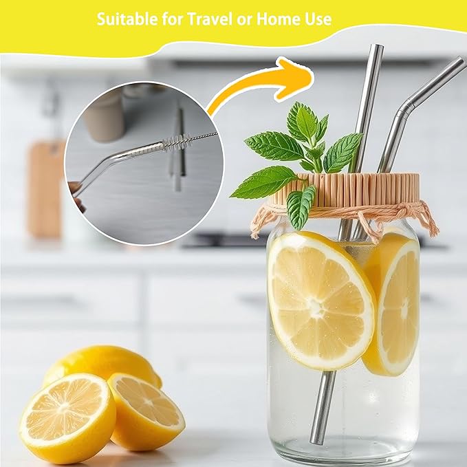 Straw Cleaner Brush for Stanley Cup, Straw Cleaning Brush and Nylon Bristles, Straw Brush for Baby Bottles, Glass/Silicone Straws or Hummingbird Feeders,Straw Cleaner Set 3 Pack.
