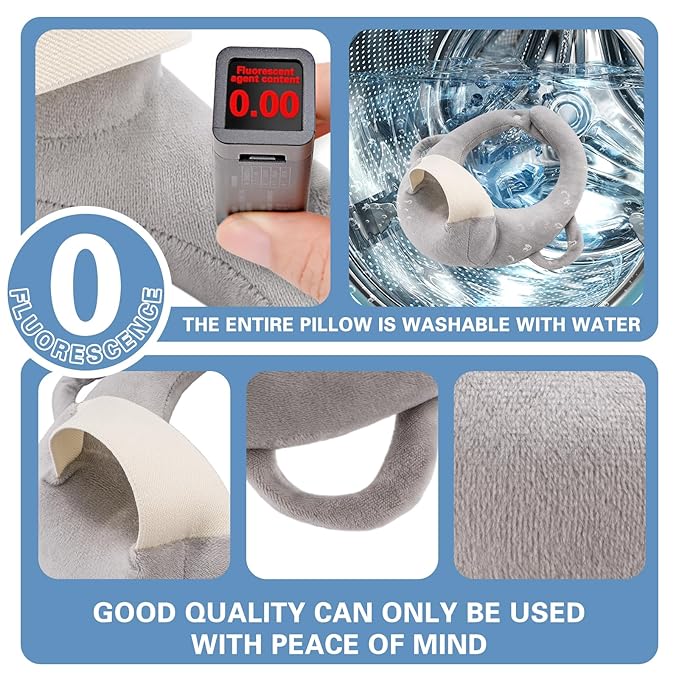 kornsurte Bottle Holder Pillow, Ergonomic Bottle Feeding & Breastfeeding Pillow,Nursing Support Cushion for Mom, Reduce Strain on arms and Back (Grey)