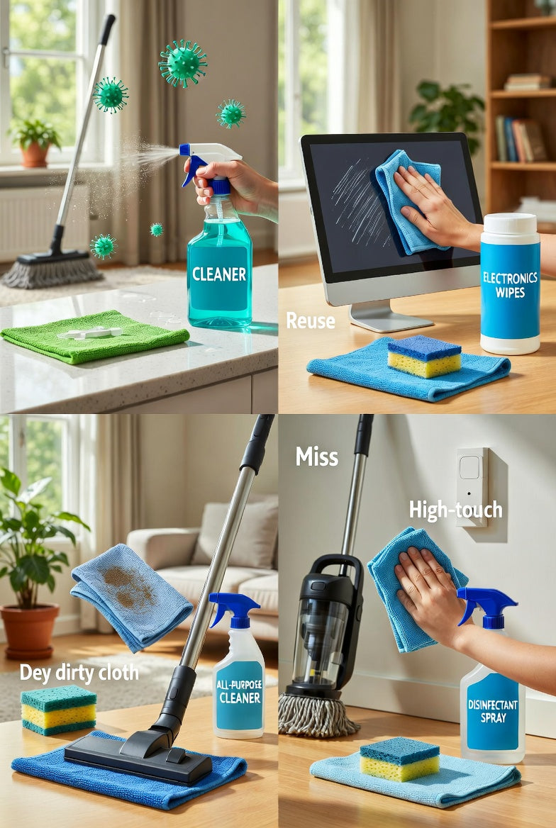 The Most Common Cleaning Mistakes People Make at Home