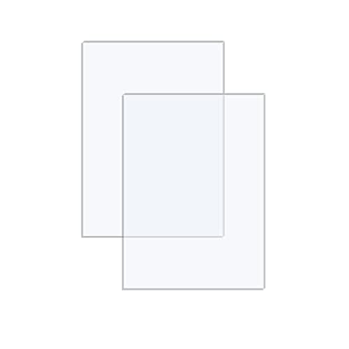 2 Pack 8x10 1/8" Clear Plexiglass Sheets by Langaelex