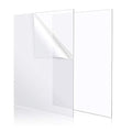 2 Pieces 8" x 12" Clear Acrylic Sheet Cast Plexiglass 1/8”Thick Plexiglass by YSTIME