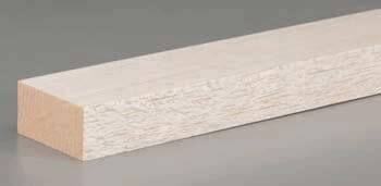 Balsa Wood 1 X 2 X 36in by Unknown