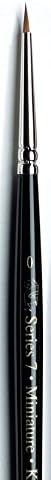 Winsor & Newton Series 7 Kolinsky Sable Miniature Watercolor Brush - Image 3