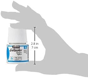 Pebeo 295-010 Setacolor Opaque Fabric Paint 45-Milliliter Bottle, Titanium - Image 9
