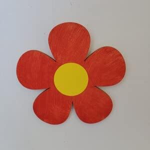 Unfinished Wood Flower Shape Spring Craft up to 46" DIY 46" / 3/4" - Image 4