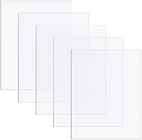 Zonon 5 Pcs Polycarbonate Clear Plastic Sheets by Zonon
