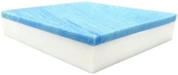 FoamRush 4" x 36" x 36" Gel Memory Foam Upholstery Square Cushion Medium Firm by FoamRush
