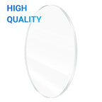 2 Pieces 1/8" Round Plexiglass Sheet, 11 Inch Diameter Clear Acrylic Circle - Image 2
