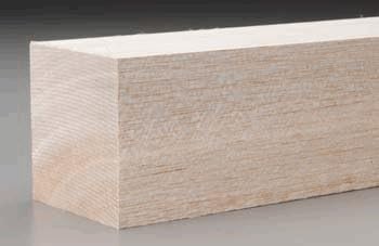 Balsa Wood 3 X 3 X 36in by Unknown