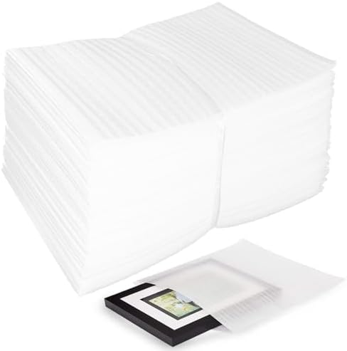 50 Pack 6'' x10'' 1MM Cushion Foam Pouches by High-PQ