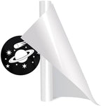 White HTV Iron on Vinyl Rolls, Silhouette or Heat Press Machine by WRTUUED