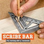 Swanson 4 1/2" Trim Speed Square | Made in the USA aluminum alloy rafter square - Image 7