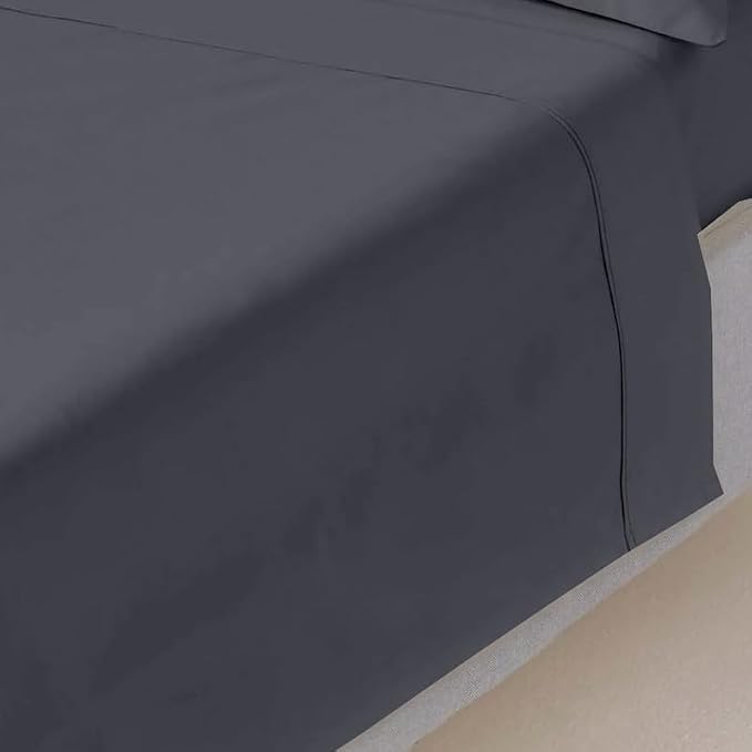 Mattress-Homes Oversized 100% Egyptian Cotton Top Sheet 1Pcs, Cool & Breathable by MattressHomes