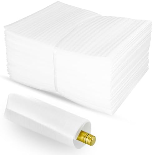 100 Pack 8'' x12'' 1MM Cushion Foam Pouches by High-PQ