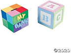 Fun Express DIY Unfinished Wood Block Piggy Bank - Image 2