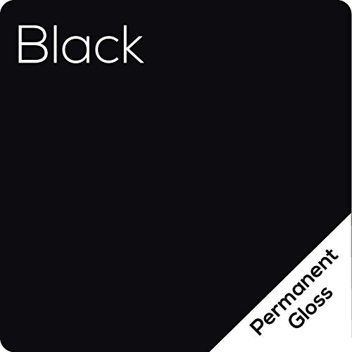 12.125" x 10ft Roll of Oracal 651 Black Craft Vinyl - Image 4