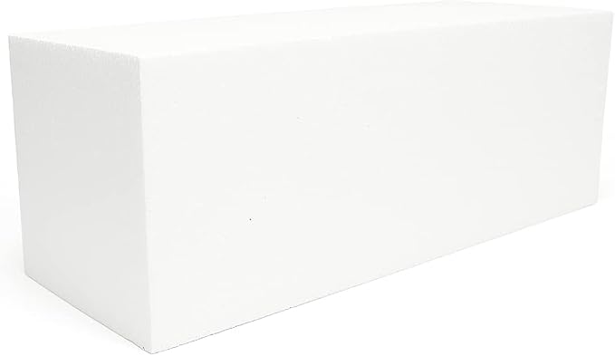 Blue Handcart Craft Foam Rectangle Sculpting Block by Unknown