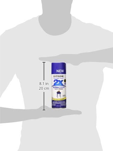 Rust-Oleum 334093 Painter's Touch 2X Ultra Cover Spray Paint, 12 oz, Satin Ink - Image 11