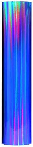 VViViD Deco65 Holographic Blue Chrome Permanent Adhesive 20FT x 1FT Craft Vinyl - Image 5