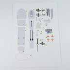 DAGIJIRD 1:32 DIY Paper US MQ-9 Reaper UAV 3D Plane Model Simulation Aviation - Image 5
