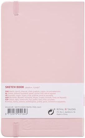 Tarens T9314-012M Art Creations Sketchbook, Drawing Notebook, 5.1 x 8.3 inches - Image 2