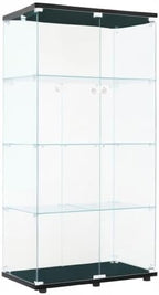 FLYMUHJIA Glass Display Cabinet Kitchen Pantry Storage Cabinet Corner Bar - Image 10