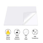 12" x 12" Clear Acrylic Sheet Cast Plexiglass 1/8”Thick Plexiglass Sheet Clear - Image 5