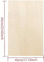 12 Pack Basswood Sheets Plywood Board 18 x 24 x 1/8 Inch- 3mm Thick Unfinished - Image 9