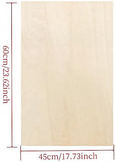12 Pack Basswood Sheets Plywood Board 18 x 24 x 1/8 Inch- 3mm Thick Unfinished - Image 9