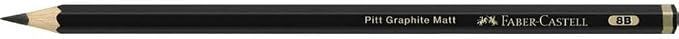 Faber-Castell Art & Graphic Pitt Graphite Matt Pencil, Matt Graphite, - Image 2