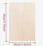 12 Pack Basswood Sheets Plywood Board 12 x 18 x 1/8 Inch- 3mm Thick Unfinished - Image 9