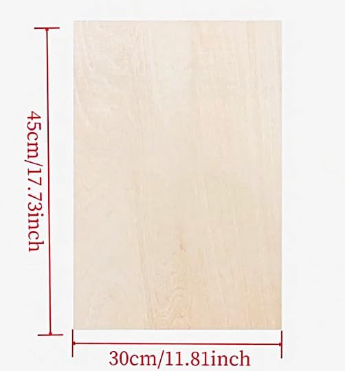 12 Pack Basswood Sheets Plywood Board 12 x 18 x 1/8 Inch- 3mm Thick Unfinished - Image 9