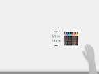 Posca Markers Set, 8 Medium Paint Markers 5M – Soft Tones – White, Sunshine - Image 3