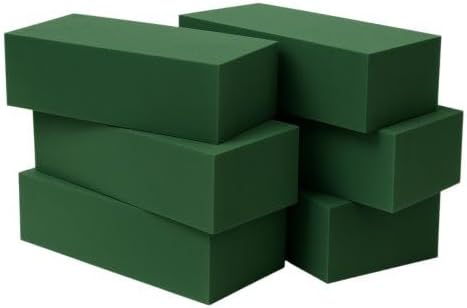 Mindful Design 6-Pack Floral Foam Blocks Dry & Wet by MindfulDesign
