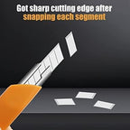 MulWark 100PC 9MM Snap Off 60 Degree Utility Knife Replacement Blades - Image 3