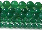 45pcs Round Loose Green Agate Beads - Image 8
