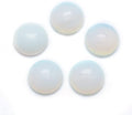 FASHEWELRY 50Pcs Natural Opalite Cabochons Flat Back Gemstone Cabochons 10mm by FASHEWELRY