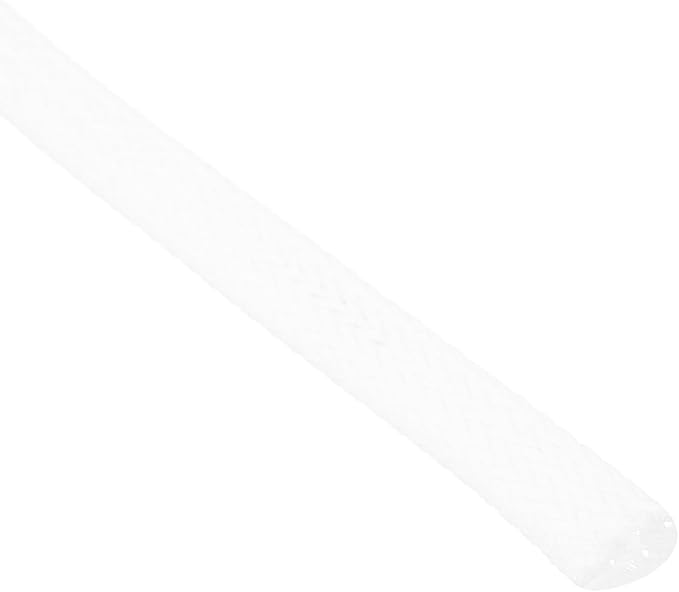 uxcell PET Expandable Sleeving 10ft 1/4" White Cable Management Sleeve Cord - Image 2