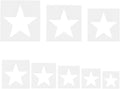 8 PCS Large Star Stencil, Star Stencils Different Sizes, Stars Template Stencil by ZTEOFO