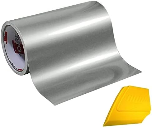 ORACAL 651 Silver Grey Calendared Vinyl – Glossy Permanent Adhesive Roll by Orafol