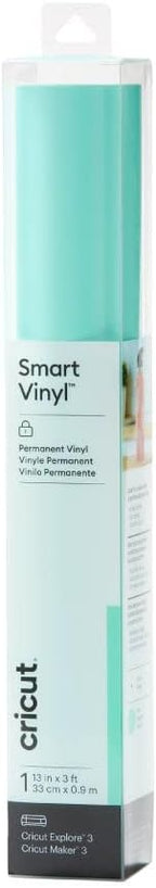 Cricut Smart Permanent Vinyl, Mint - 3ft Roll Adhesive Craft Vinyl - Matless by Unknown