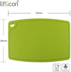 Liflicon Extra Large Thick Silicone Cutting Board 14.6'' x 10.43'' Chopping - Image 2