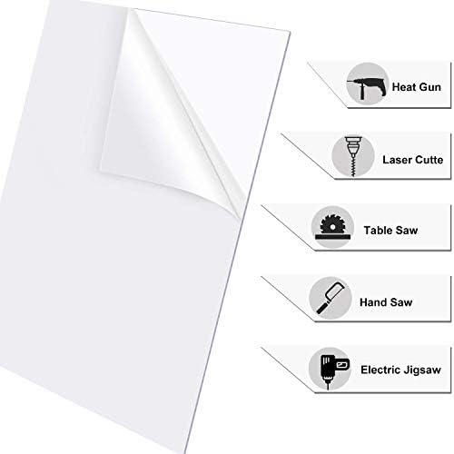 12" x 12" Clear Acrylic Sheet Cast Plexiglass 1/8”Thick Plexiglass Sheet Clear - Image 2
