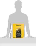 Canson XL Series 100 lb. Vellum Bristol Pad, 25 Sheets/Pad - Image 2