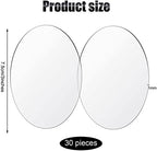 Jetec 30 Pcs 3 Inch Acrylic Circle Blanks Clear Disc Round Transparent Acrylic - Image 2
